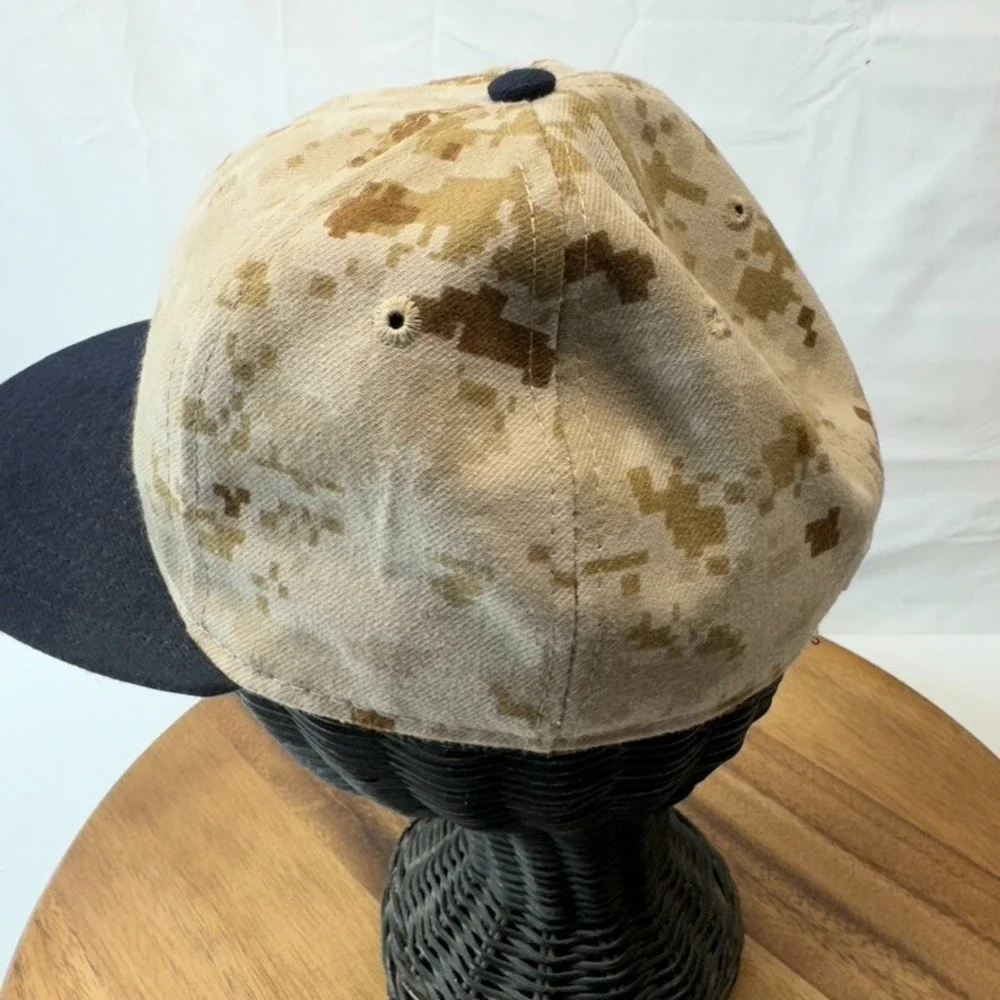 Detroit TIgers Hat Cap‎ Fitted Size 7 Black Digital Camo New Era On Field cap